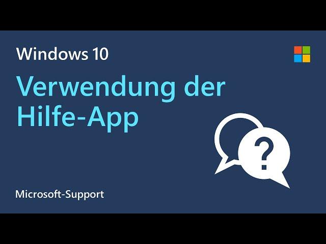 So bekommst du Support von Microsoft | Hilfe-App