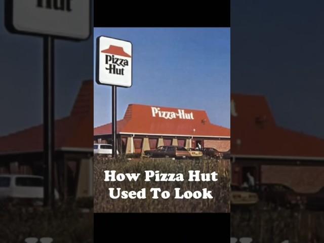 How Pizza Hut Used To Look! #pizza #retro