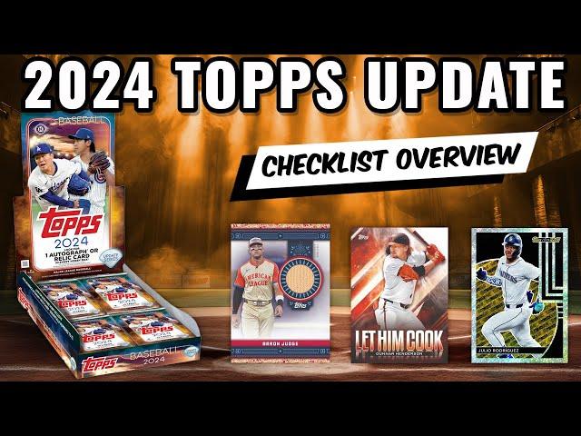 PRODUCT PREVIEW 2024 TOPPS UPDATE BASEBALL!! BEST CHECKLIST SINCE 2022 UPDATE?!