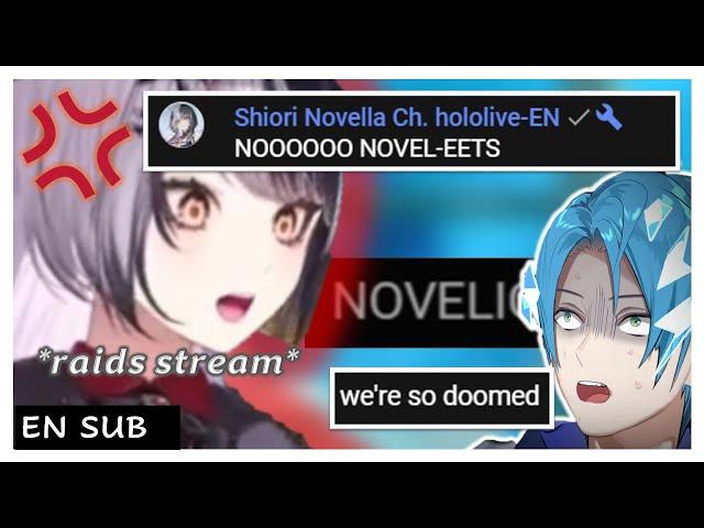 Altare Accidentally Triggering Shiori When She Raided His Stream【 holoEN 】