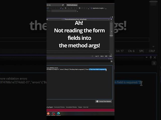 How I inspect webhook calls to ASP.NET locally #shorts #coding #aspnet #conveyorvs