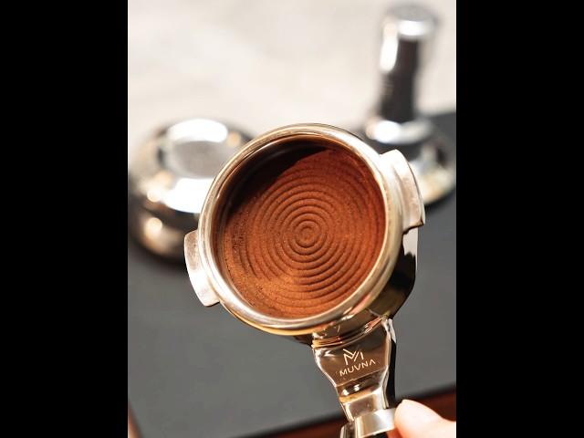 MUVNA NEW COFFEE TAMPER AND GRAVITY DISTRIBUTOR #espresso #espressomachine #production #coffee