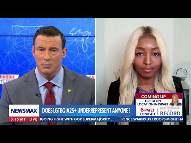 Yasmin Benoit Interviewed by Carl Higbie on Newsmax About Asexual Rights