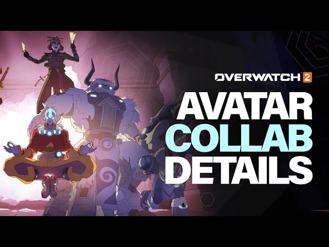 A first look at ALL the skins for the Avatar collab for Overwatch 2