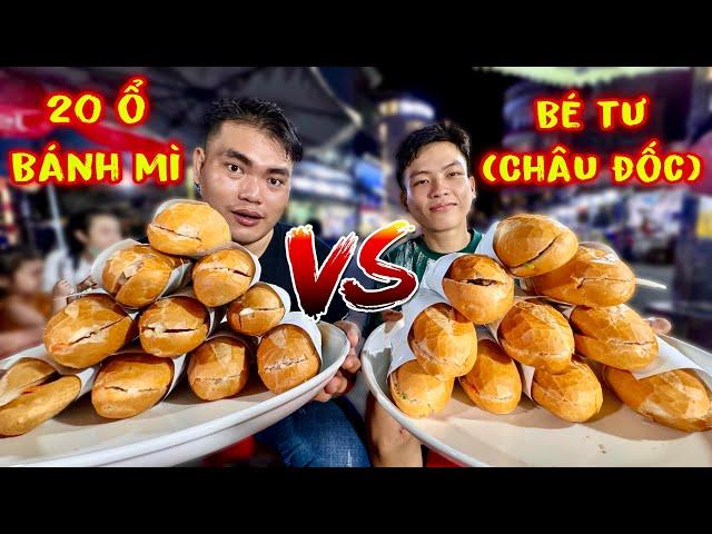 Náo Loạn Chợ Châu Đốc 2 Thanh Niên Đua Nhau Ăn 20 Ổ Bánh Mì Tại Tiệm Bánh Mì Bé Tư Nổi Tiếng