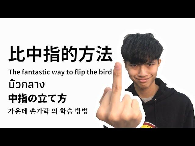 比中指的各種荒唐方式 The fantastic way to flip the bird 【方格斯 Fungus】