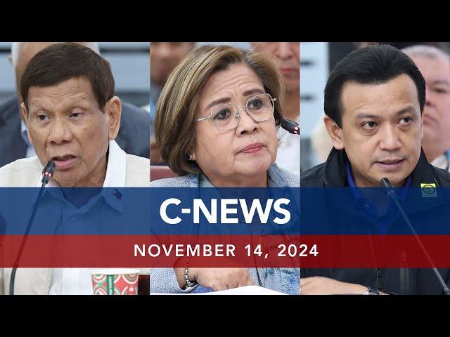 UNTV: C-NEWS | November 14, 2024