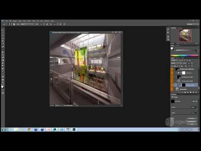 Architectural Post Production Quick Workflows with 3ds Max, Photoshop and RPManager