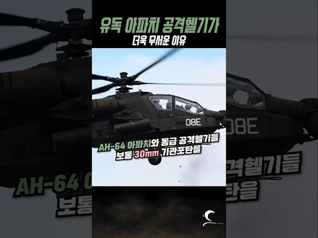 아파치 공격헬기 1200발 30mm 탄약장전 및 발사