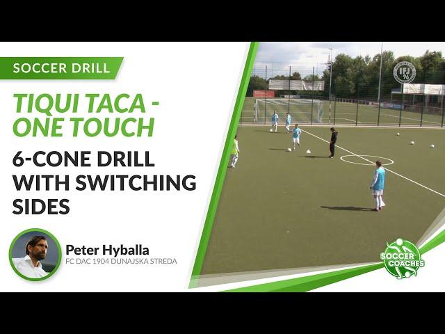 Tiqui Taca - One Touch Soccer | 6 Player Drill with Switching Sides