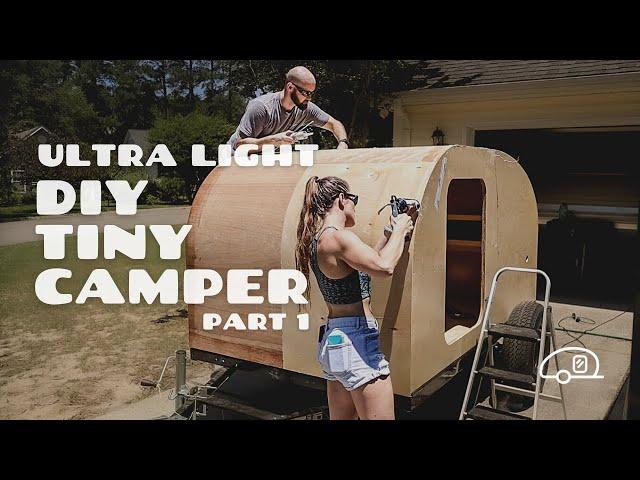 How to build a DIY teardrop Trailer step by step Time lapse (Part 1)