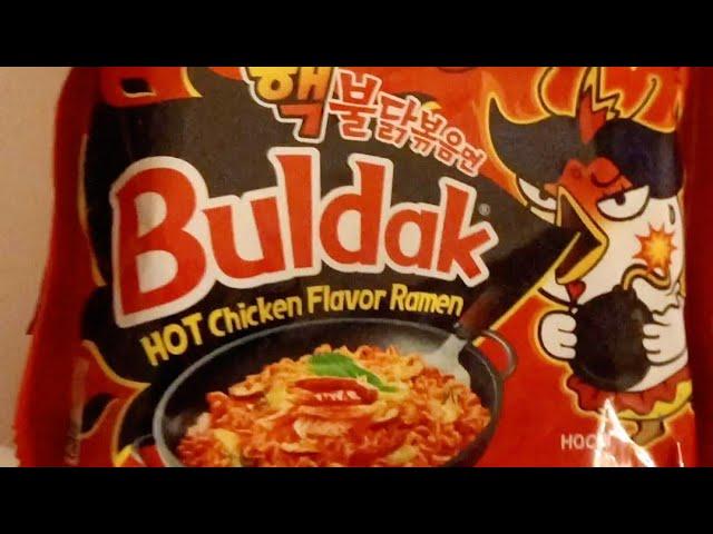 Ostra walka z Buldak hot chicken ramen 2x spice bez przepijania