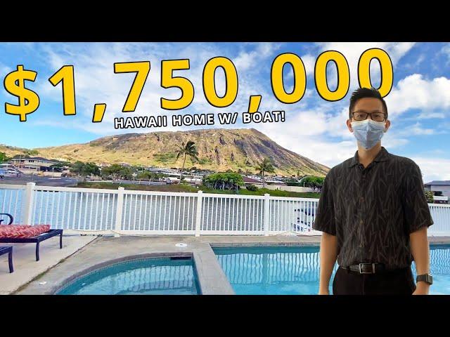 Inside a $1.75 Million Hawaii Kai Marina Home!