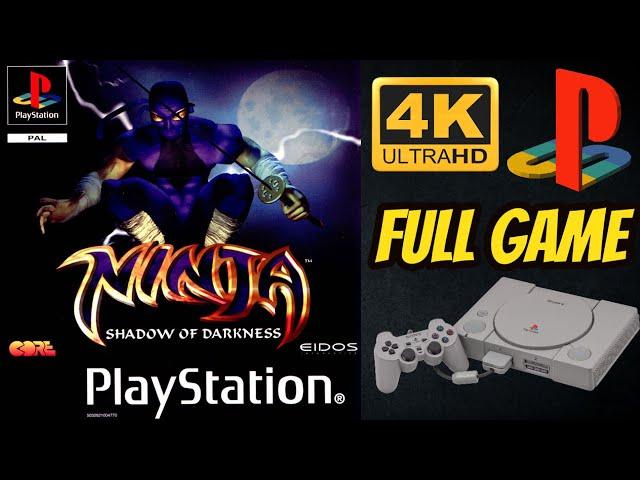 Ninja: Shadow of Darkness | PS1 | 4K60ᶠᵖˢ UHD | Longplay Walkthrough Playthrough Full Movie Game