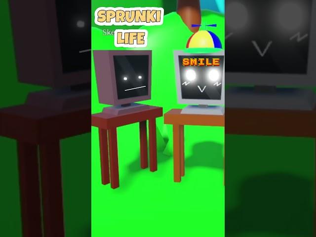 SPRUNKI LIFE (Edited in game 3D Sprunki RP And Animations) BAD & GOOD #roblox #sprunki