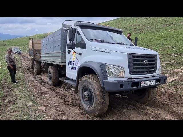 Sadko Next in Armenian mountain.  Садко Некст в горах Армении. Gaz Trackmaster.