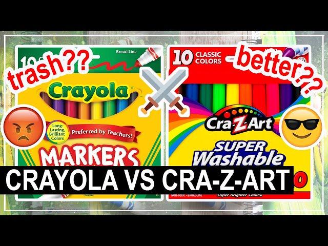 BETTER Than Crayola!? (Cra-Z-Art Markers Review)