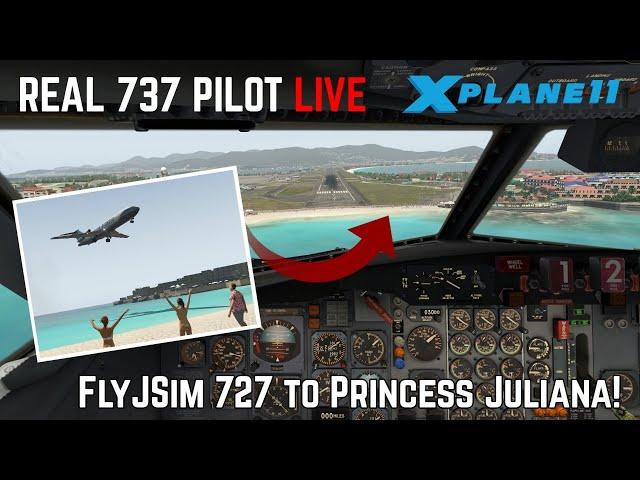 FlyJSim Boeing 727 Freighter flown by 737 Pilot | Havana - St. Maarten SXM | X-Plane 11