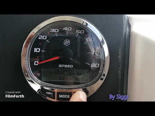 Mercury Speedometer SC1000 Basics