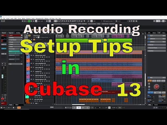 Audio Recording Setup Tips in Cubase 13