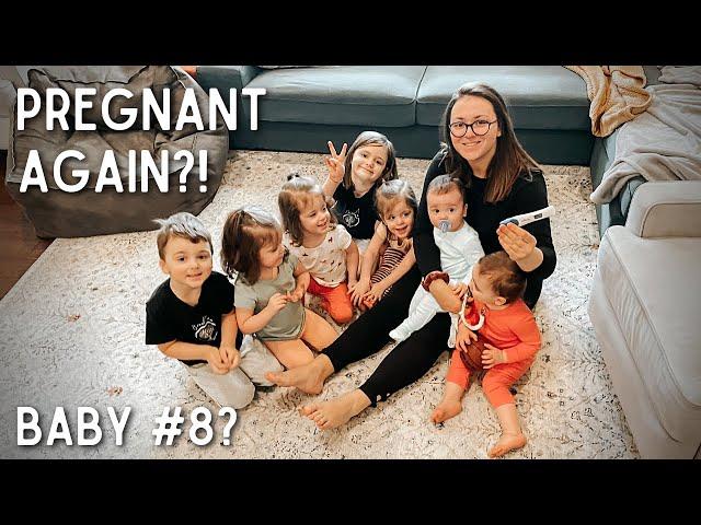 Baby Number 8?! Taking pregnancy test LIVE on camera!