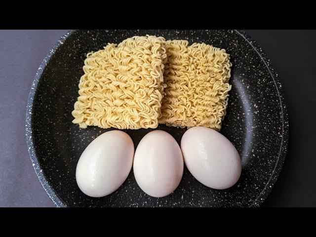 Cook Noodles & Eggs This Way The Result is Amazing/ 5 Mnts Easy and Delicious Recipe