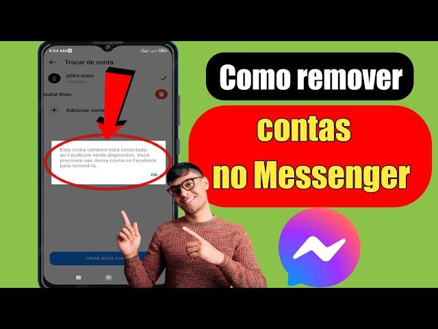 Como remover contas no Messenger 2023 |  Alternar Conta Remover Correção do Problema |