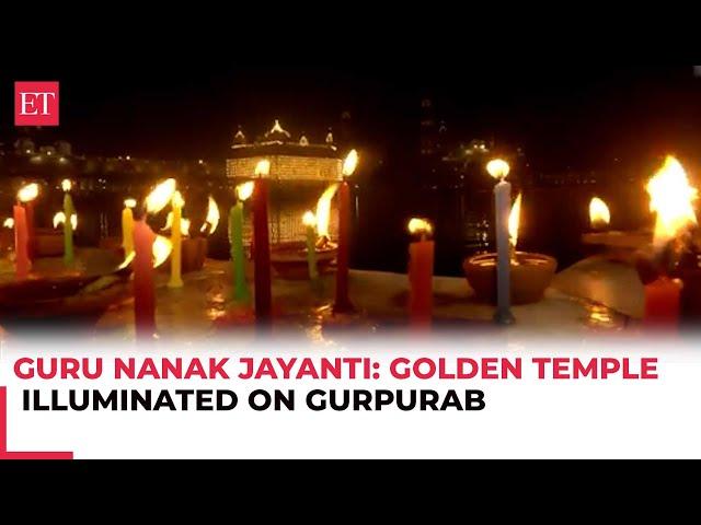 Guru Nanak Jayanti: Golden Temple illuminated on Gurpurab, fireworks light up sky