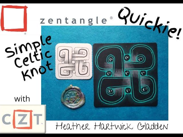 Simply Celtic Knot | Zentangle® Quickie