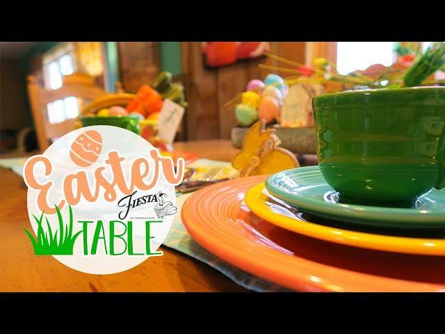 Easter Tablescape | Fiestaware | Decorate With Me!