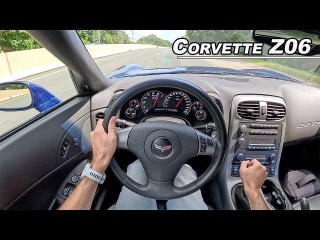 2007 Corvette Z06 - Driving The 505HP 7.0 Liter V8 Manual Monster (POV Binaural Audio)