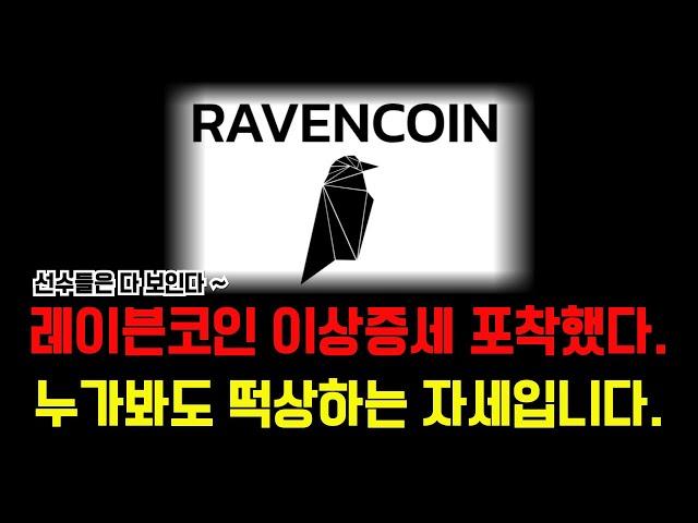 레이븐코인 누가봐도 떡상하는 자세만드는 중 온체인 해시레이트 최고치 갱신 #레이븐코인분석 #레이븐코인 #레이븐코인전망