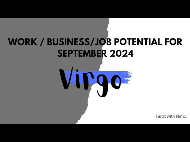 VIRGO SEPTEMBER -  WHAT CAN U EXPECT TO HAPPEN IN YOUR PROFESSIONAL LIFE     🪙 