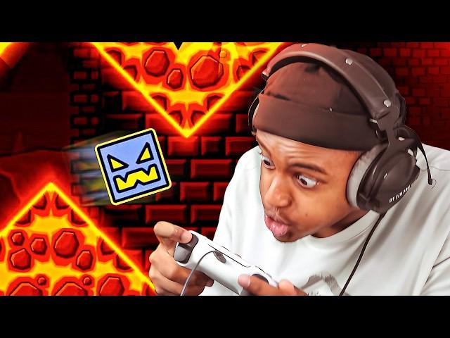 متابع تحداني في هذه اللعبة  | Geometry Dash