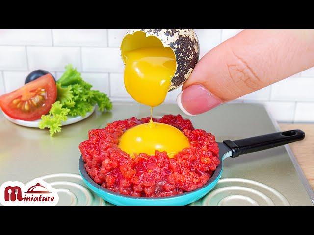 Best Of Miniature Taco Bell Beef Burrito Recipe | ASMR Cooking Mini Food