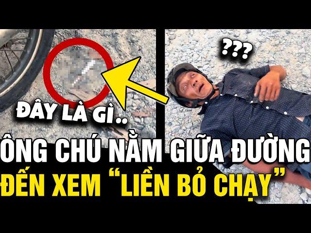 Thấy ông chú 'NẰM BẤT ĐỘNG' dưới đường, thanh niên lại hỏi thăm thì 'LIỀN BỎ CHẠY' |Tin Nhanh 3 Phút