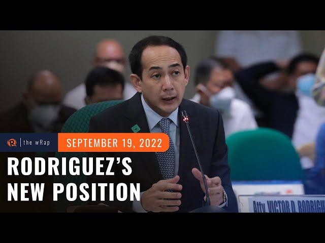 Vic Rodriguez resigns as executive secretary