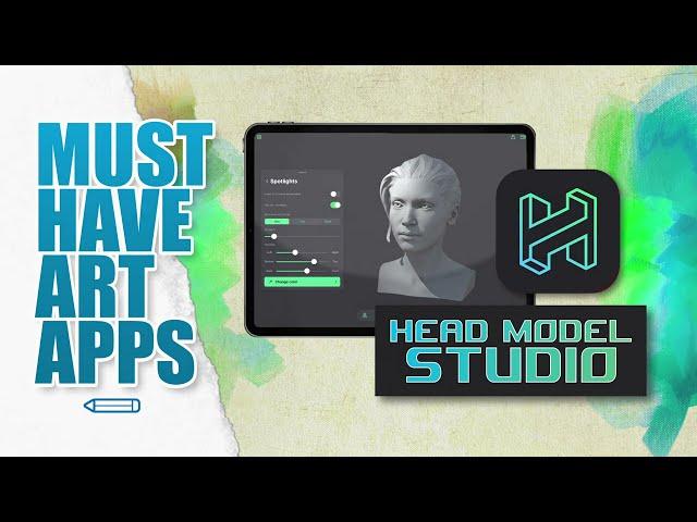 MUST HAVE ART APPS - Head Model Studio #howtodraw #headdrawing #fineart #comicart