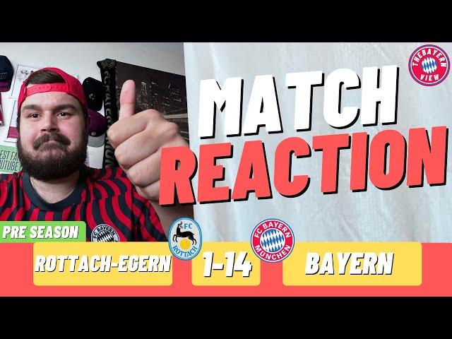 Irankunda Can Be A Super Star! - FC Rottach-Egern 1-14 Bayern München - Match Reaction