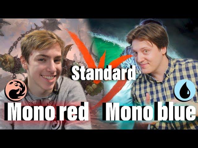 МТГ Стандартный версус Mono Blue vs Mono Red MTG standard versus