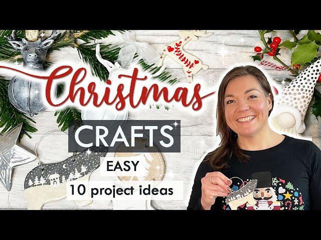 10 CHRISTMAS CRAFT IDEAS - DIY christmassy decorations and gifts *BEST