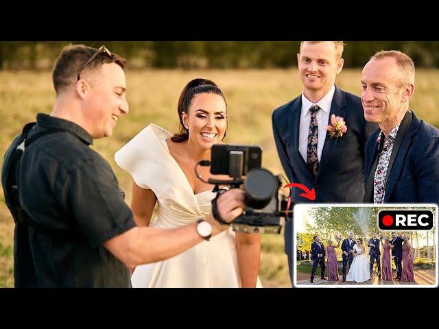 Wedding Filmmaking Behind The Scenes SOLO Handheld  - Easy FX3 Wedding Video 