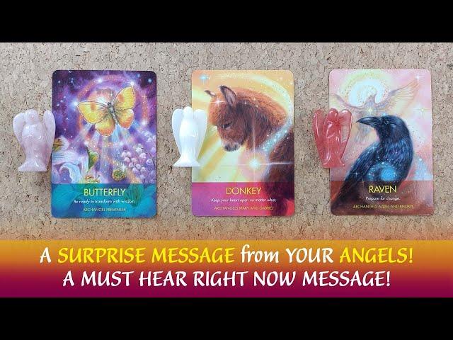 A SURPRISE MESSAGE from YOUR ANGELSA MUST HEAR MESSAGE! #pickacardtarot  #timelesstarotreading