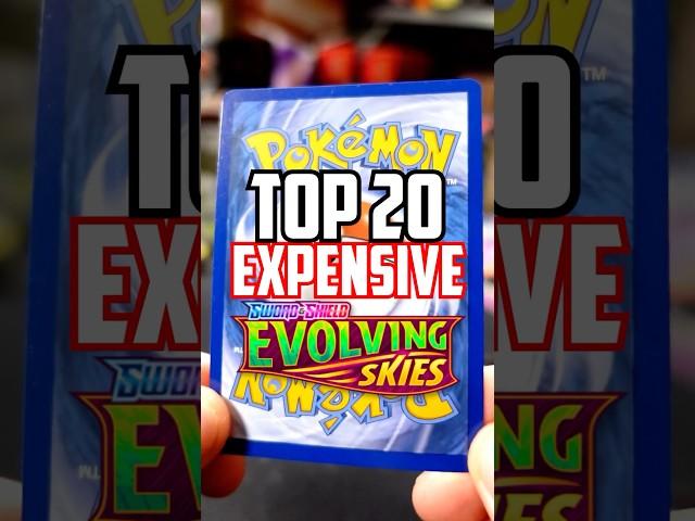 Most Expensive Pokémon Cards in Evolving Skies!