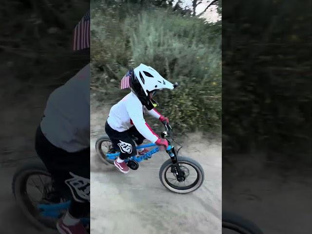 Last year on 2 wheels  #kidsonbikes #wildchild #childprodigy