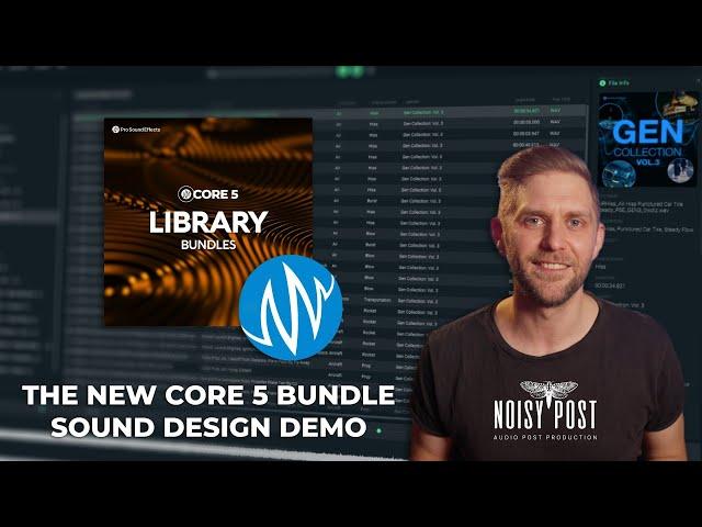 PRO SOUND EFFECTS CORE 5 Sound Library | SOUND DESIGN DEMO | How to Audio Post Production Tutorials