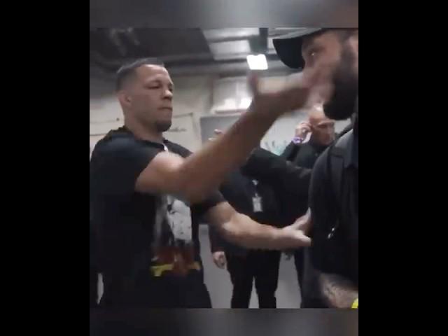 Nate Diaz Stockton slaps journalist for talking shit about Nick Maximov #shorts #natediaz #fullsend