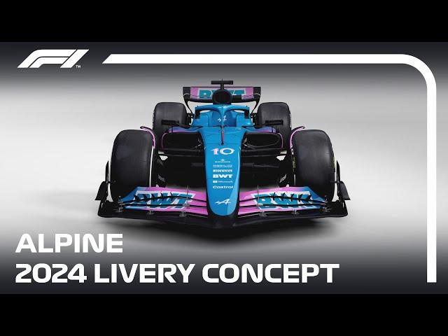 2024 Alpine 'BWT' Livery Concept | Showroom Showcase | F1 2024 Concept | Stefan Clift