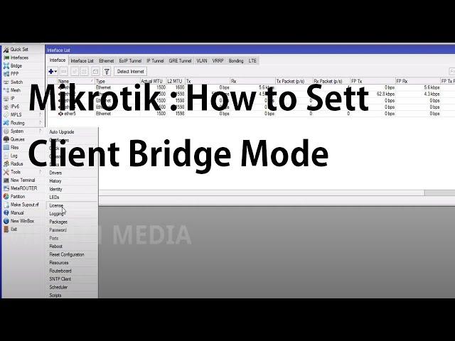 Mikrotik : How to Sett up Client Bridge Mode