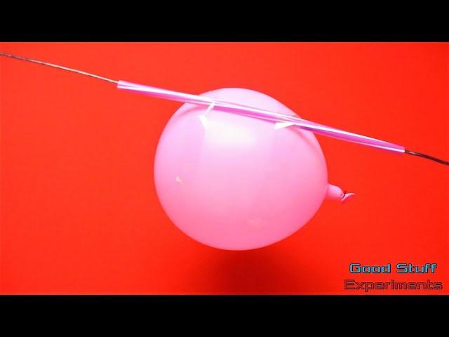 How to Make a Balloon Rocket - Science Experiment